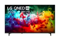 Телевизор LG 55QNED70B3C, 55" 4K QNED MiniLED Smart TV, 3840x2160, DVB-T2/C/S2, Alpha 7 AI Processor, HDR10 / HLG, webOS 26 ThinQ, VRR / ALLM / HGiG, 4K Super Upscaling, WiFi 5, Bluetooth 5.3, AirPlay 2, LAN, CI, HDMI, AI Sound Pro, Google Cast, 2 pole Stand