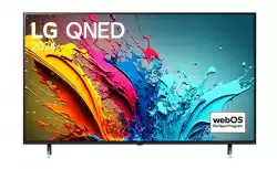 Телевизор LG 65QNED86T3A, 65&quot; 4K QNED HDR Smart TV, 3840x2160, DVB-T2/C/S2, Alpha 8 AI 4K Gen7, 120Hz, HDR 10 PRO, webOS 24 ThinQ, 4K Upscaling, FreeSync, WiFi 5, Multi View, Bluetooth 5.1, AirPlay 2, LAN, CI, HDMI, SPDIF,  Crescent Stand, Silver                          