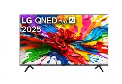 Телевизор LG 65QNED92A6A, 65" 4K QNED MiniLED evo HDR Smart TV, 100Hz, 3840x2160, DVB-T2/C/S2, Alpha 8 AI Processor 4K, HDR 10, webOS 25 ThinQ, FreeSync, VRR 144Hz, Multi View, 4K Upscaling, Wi-Fi 6, Voice Controll, BT 5.3, AirPlay 2, CI, HDMI eARC, SPDIF, Silver                          