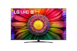 Телевизор LG 65UR81003LJ, 65" 4K UltraHD TV 4K (3840 x 2160), DVB-T2/C/S2, webOS 23 Smart TV, ThinQ AI, a5 AI Processor 4K Gen6, WiFi, HDR10 pro, HLG, ALLM/HGiG, 4K Upscaling, AI Sound, Voice Controll, AirPlay, Quick Card, HDMI eARC, CI, LAN, USB, Bluetooth, Stand