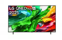 Телевизор LG 75QNED85A3C, 75" 4K QNED HDR Smart TV, 3840x2160, 120Hz Native (VRR 144Hz), DVB-T2/C/S2, ?8 AI, HDR 10 PRO, webOS 25 ThinQ, 4K Upscaling, WiFi 6, Dolby Vision, FreeSync, Google Cast, Bluetooth 5.3, AirPlay 2, LAN, CI, HDMI, SPDIF, 2 pole Stand