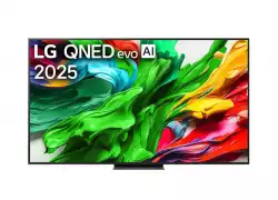 Телевизор LG 75QNED87A3B, 75" 4K QNED MiniLED  HDR Smart TV, 100Hz, 3840x2160, DVB-T2/C/S2, A8 AI Processor 4K, HDR 10, webOS 25 ThinQ,  FreeSync, VRR 120Hz, Multi View, 4K Upscaling, Wi-Fi 6, Voice Controll, Bluetooth 5.3, AirPlay 2, CI, HDMI eARC, SPDIF, Cresce