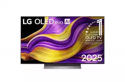 Телевизор LG OLED48G53LS, 48" UHD OLED evo, 4K (3840 x 2160), DVB-C/T2/S2, Full Cinema Screnn, Alpha 11 AI 4K, 120Hz Native (VRR 144Hz), ThinQ AI, HDR10, VRR, NVIDIA G-SYNC, AMD FreeSync, Dolby Vision, Dolby Atmos, Wi-Fi 6, Bluetooth, HDMI, USB, Airplay 2, IC slot