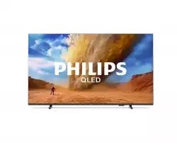 Телевизор Philips 55PUS7810/12, 55" 4K UHD QLED, 3840x2160p, 60Hz, DVB-T/T2/T2-HD/C/S/S2, 60Hz, Pixel Precise UHD, HDR+, 90% DCI, Titan OS, Dolby Atmos & DTS:X, 3*HDMI, 2*USB, VRR, 802.11ac, BT 5.2, Philips EasyLink 2.0, 20W RMS, Black                          