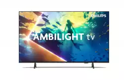 Телевизор Philips 65PUS8010/12, 65" 4K UHD LED, 3840x2160p, DVB-T/T2/T2-HD/C/S/S2, 60Hz, Ambilight 3, Pixel Precise UHD, HDR+, Titan OS, Dolby Atmos & DTS:X, 3*HDMI, 2*USB, VRR, 802.11ac, BT 5.2, 20W RMS, Black                          