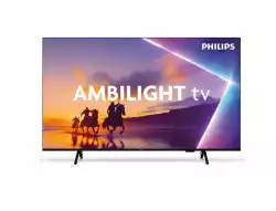 Телевизор Philips 65PUS8400/12, 65" 4K UHD QLED, 3840x2160p, DVB-T/T2/T2-HD/C/S/S2, 60Hz, Ambilight 3, Pixel Precise UHD, HDR+, Titan OS, Dolby Atmos & DTS:X, 3*HDMI, 2*USB, VRR, 802.11ac, BT 5.2, Philips EasyLink 2.0, 20W RMS, Black