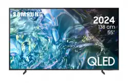 Телевизор Samsung 55" 55Q60D AI 4K QLED, SMART, Wireless, Network, PIP, Bluetooth 5.2, 3xHDMI, 2xUSB, Black
