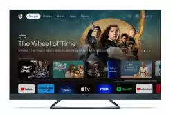 Телевизор Sharp 50FQ5EG, 50" QLED  GOOGLE TV, 4K Ultra HD 144Hz Quantum Dot 3840x2160 Aluminium Slim Frameless, AQUOS AI, DVB-T/T2/C/S/S2, 500 NIT, Active Motion 1400, HARMAN/KARDON, HDR10, Dolby Atmos, Dolby Vision, DTS:X, Google Assistant, HDMI eARC, Mini Compos