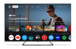 Телевизор Sharp 50HP6265E, 50" QLED Google TV, 4K Ultra HD  3840x2160 Frameless, 1 000 000:1, AQUOS, DVB-T/T2/C/S/S2, Active Motion 1000, HDR10, Dolby Atmos, Dolby Vision, Google Assistant, Google Cast, HDMI 2.1 with eARC, 3.5mm Headphone jack / line-out, USB, Wi-