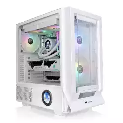 Thermaltake Ceres 350 White + Thermaltake TH360 V2 Ultra EX ARGB Sync CPU Liquid Cooler Snow Edition Thermaltake Ceres 350 White + Thermaltake TH360 V2 Ultra EX ARGB Sync CPU Liquid Cooler Snow Edition
