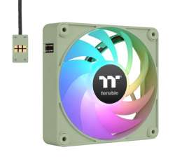 Thermaltake CT140 EX ARGB Sync PC Cooling Fan 3 Pack Magnetic Connect Matcha Green