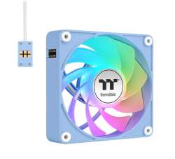 Thermaltake CT140 EX Reverse ARGB Sync PC Cooling Fan 3 Pack Magnetic Connect Hydrangea Blue