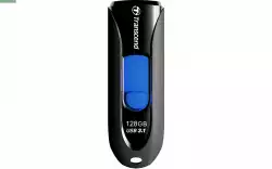 Transcend 128GB, USB3.1, Pen Drive, Capless, Black