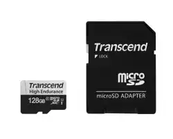 Transcend 128GB micro SD w/ adapter U1, High Endurance