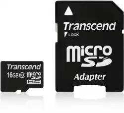 Transcend 16GB micro SDHC (with adapter, Class 10)