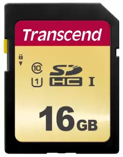 Transcend 16GB SD Card UHS-I U1, MLC