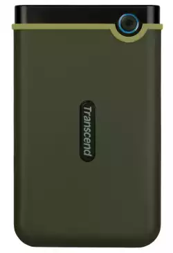 Transcend 1TB, 2.5" Portable HDD, StoreJet M3, Military Green, Slim