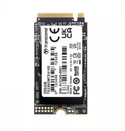 Transcend 256GB, M.2 2242, PCIe Gen4x4, NVMe, 3D TLC, DRAM-less                          