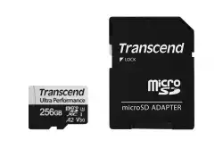 Transcend 256GB micro SD w/ adapter UHS-I U3 A2 Ultra Performance