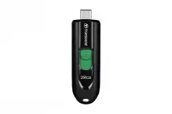 Transcend 256GB, USB3.2, Pen Drive, Type-C, Capless, Black