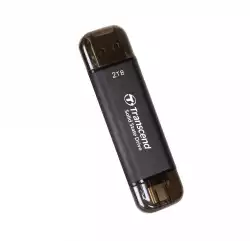 Transcend 2TB, External SSD, ESD310C, USB 10Gbps, Type C/A, Black                          