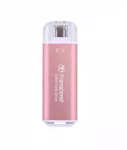 Transcend 2TB, USB External SSD, ESD300P, USB 10Gbps, Type C, Pink