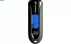 Transcend 32GB, USB3.1, Pen Drive, Capless, Black