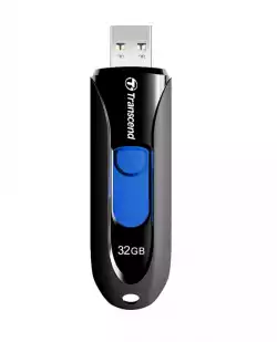 Transcend 32GB, USB3.1, Pen Drive, Capless, Black