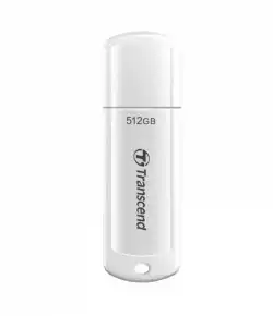 Transcend 512GB, USB3.1, Flash Drive, Capless, White                          