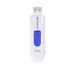 Transcend 512GB, USB3.1, Flash Drive, Capless, White                          