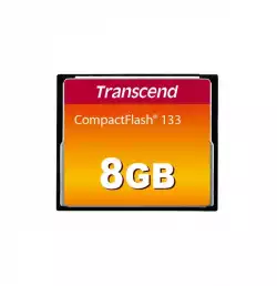 Transcend 8GB, CF Card, MLC, 133X