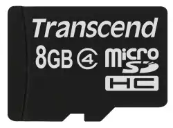 Transcend 8GB micro SDHC (No Box & Adapter, Class 4)