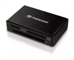 Transcend All-in-1 Multi Memory Card Reader, USB 3.0/3.1 Gen 1, Black