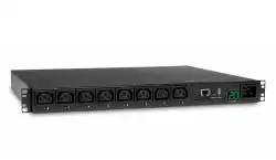 Tripp Lite by Eaton 3.7kW Single-Phase 208/230V Switched PDU - LX Platform, 8 C13 Outlets, C20 Input with L6-20P Adapter, 2.4m Cord, 1U Rack-mount, TAA                          