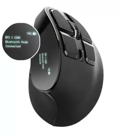TRUST Voxx Ergonomic Wireless Rechargeable Mouse                          