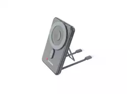 Verbatim Charge "n" Go 2C Power Bank Magnetic Wireless 5000mAh with 2 USB-C Cables & Stand Grey Verbatim Charge "n" Go 2C Power Bank Magnetic Wireless 5000mAh with 2 USB-C Cables & Stand Grey
