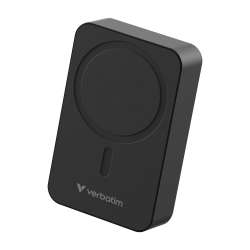 Verbatim Charge "n" Go Essentials Power Bank Magnetic Wireless 20000mAh Black