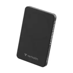 Verbatim Charge "n" Go Essentials Power Bank Magnetic Wireless 5000mAh Black Verbatim Charge "n" Go Essentials Power Bank Magnetic Wireless 5000mAh Black