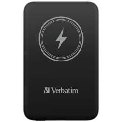 Verbatim MCP-10BK Power Pack 10000 mAh with UBS-C PD 20W / Magnetic Wireless Charging 15W Black