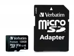 Verbatim Premium micro SDXC 128GB Class 10 (Incl. Adaptor)