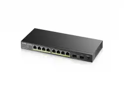 ZyXEL GS1100-10HP v2, unmanage PoE 8x Gigabit, 2x Fiber Uplink, 120 Watt PoE