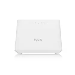 ZyXEL WiFi 6 AX1800 VDSL2 IAD 5-port Super Vectoring Gateway (upto 35B) and USB with Easy Mesh Support + Lanberg patch cord CAT.6 FTP 3m, red                          