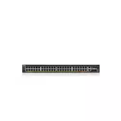 ZyXEL XGS2220-54HP, L3 Access Switch, 600W PoE, 40xPoE+/10xPoE++, 48x1G RJ45 2x10mG RJ45, 4x10G SFP+ Uplink, incl. 1 yr NebulaFlex Pro