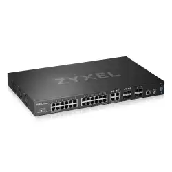 ZyXEL XGS4600-32 L3 Managed Switch, 28 port Gig and 4x 10G SFP+, stackable, dual PSU                          