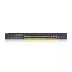 ZyXEL XMG1930-30HP, 24-port 2.5GbE Smart Managed Layer 2 PoE 700W 22xPoE+/8xPoE++ Switch with 4 10GbE and 2 SFP+ Uplink                          