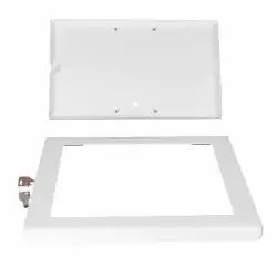 Универсална защитна кутия за тъч екран OMB TABLEX HOUSING 13-15 inch, Max 10kg, 360 degree rotation, Anti-Theft Key locking system, Hidden Cables, White, product code: 04507