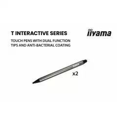 Дисплей IIYAMA T6529AS-B1AG, 64.5", VA panel, AG, 16:9, UHD 3840 x 2160, 6.5ms, 500cd/m2, 4000:1, DeepContrast-PCAP, 2x HDMI, USB-C, LAN, RS232c, IR, 2x USB, Speakers, Portrait, Android 14, iiSignage2, Quad Core A73, 4GB, 32GB, 24/7, 8H glass, VESA, Black