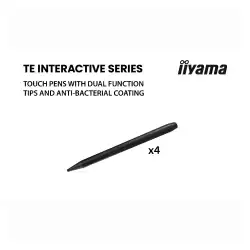Дисплей IIYAMA TE7513A-B2AG, 75 inch IPS panel, Google EDLA, AG, 3840x2160, 500cd/m2, 1200:1, 8ms, PureTouch-IR, Android 14, iiWare 21E, Quick Radial Menu, 2x HDMI, DP, 2x USB-C, 2x LAN,4x USB, RS232C, HDMI out, Speakers, WiFi, BT, Octa Core, 24/7, Black