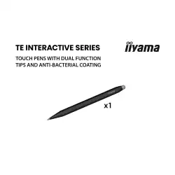 Дисплей IIYAMA TE8615A-B1AG, 85.6" IPS panel, Google EDLA, AG, UHD 3840x2160, 550cd/m2, 1200:1, 8ms, DeepContrast-IR+, 2x HDMI, DP, USB-C, RS232c, 2x LAN, 3x USB, USB-C out, HDMI out, Mic, Speakers, OPS slot, Android 14, iiWare 21E, Octa Core, 16GB, 128GB, WiFi, BT, Sensors, Black