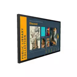 Дисплей Philips 43BDL3751T/00, 42.5" ADS LED panel, 16:9, AG, AF, UHD 3840x2160, 450cd/m2, 1200:1, 8ms, PCAP technology, Android 13, QC Cortex A55, 4GB, 32GB, 2x HDMI, DP, USB-C, 2x USB, LAN, RS232, WiFi, BT, OPS slot, Speakers, 24/7, Portrait, Tilt, Wave ready, VESA, Black